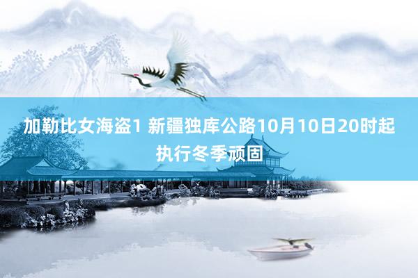 加勒比女海盗1 新疆独库公路10月10日20时起执行冬季顽固