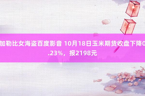 加勒比女海盗百度影音 10月18日玉米期货收盘下降0.23%，报2198元