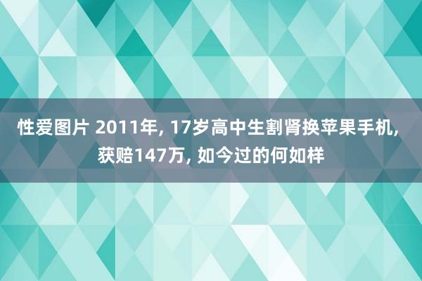 性爱图片 2011年， 17岁高中生割肾换苹果手机， 获赔147万， 如今过的何如样