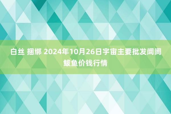 白丝 捆绑 2024年10月26日宇宙主要批发阛阓鲅鱼价钱行情