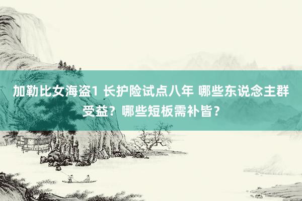 加勒比女海盗1 长护险试点八年 哪些东说念主群受益？哪些短板需补皆？