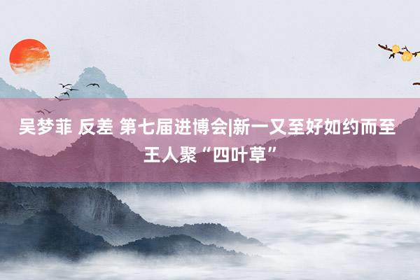 吴梦菲 反差 第七届进博会|新一又至好如约而至 王人聚“四叶草”