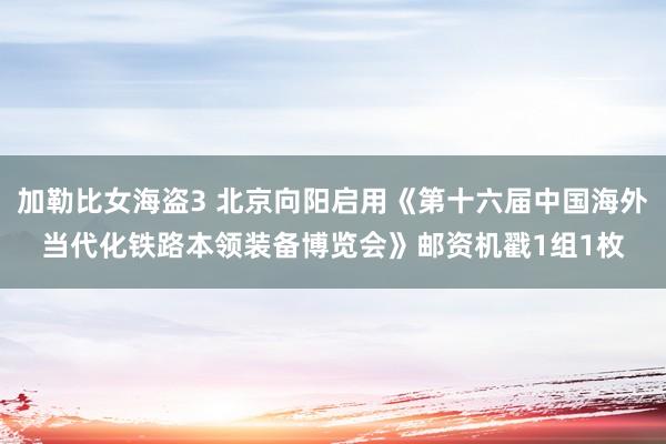 加勒比女海盗3 北京向阳启用《第十六届中国海外当代化铁路本领装备博览会》邮资机戳1组1枚