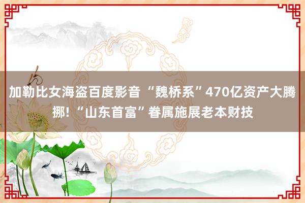 加勒比女海盗百度影音 “魏桥系”470亿资产大腾挪! “山东首富”眷属施展老本财技