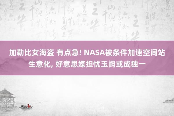 加勒比女海盗 有点急! NASA被条件加速空间站生意化， 好意思媒担忧玉阙或成独一