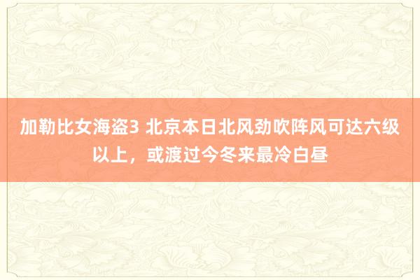 加勒比女海盗3 北京本日北风劲吹阵风可达六级以上，或渡过今冬来最冷白昼